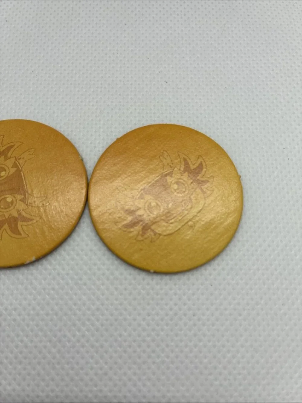 Ni Hao Kai Lan Dragon Boat Race Game 2 Golden Coin Tokens Replacement Parts